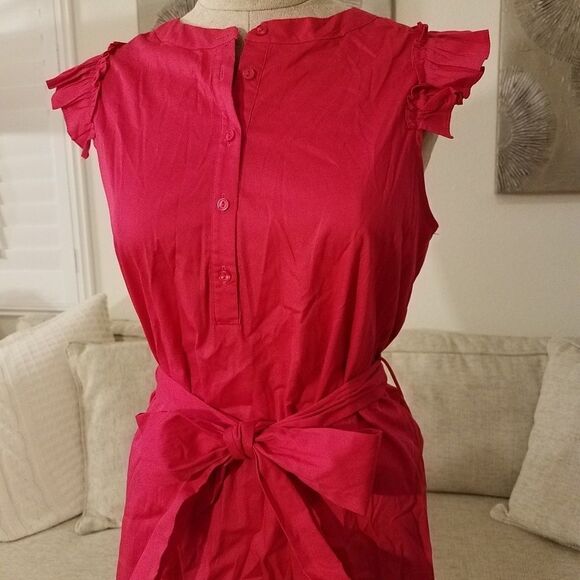 Gibson x Hi Sugarplum! Flaminco Ruffle Trim Dress - Picture 3 of 8